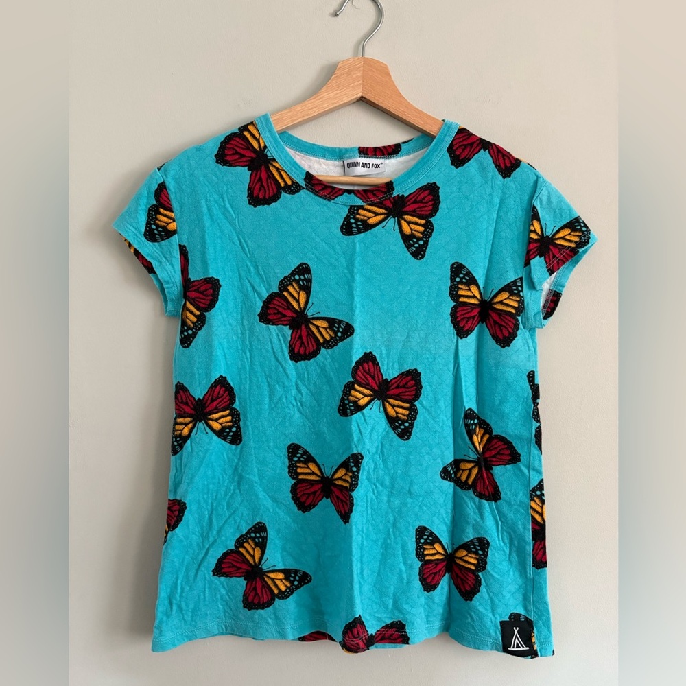 VGUC Quinn and Fox Butterfly Dress, sz 10/11